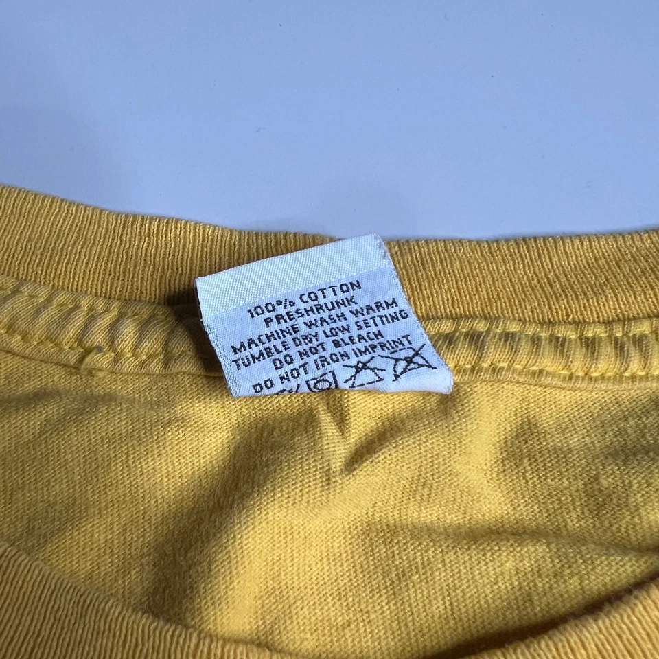 Camiseta De Colección Billabong Manga Larga XL Amarilla Hecha en EE. UU. Surf Skate Años 90 Y2K Foto 4 de 4