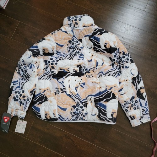Free People Pippa Packable Jacket Womens L Outdoors Winter Polar Bear Snow - Picture 3 of 7