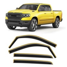 in-Channel Window Rain Guard for Dodge RAM 2019-2026 Dodge RAM 1500 Crew Cab