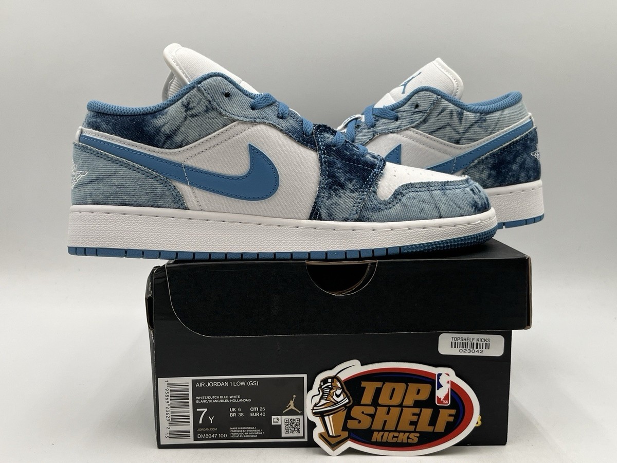 スニーカー Nike Air Jordan 1 Low WASHED DENIM 21cm Nike Jordan 1 Low SE Washed Denim Jordan 1 Low SE AJ1 Low SE