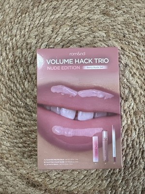 Rom&nd Volume Hack Trio Nude Edition Berry Nude 3pc Lip Set