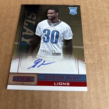 2013 Rookie Stars AUTO SP /199 Darius Slay RC #121 Lions Football Card (f5). rookie card picture