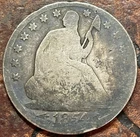 1854 Seated Liberty Half Dollar USA 🇺🇸 Historic Silver Coin