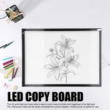 Painting Light Board Pad LED Stepless Dimming A3 Artist Light Box Copy Table