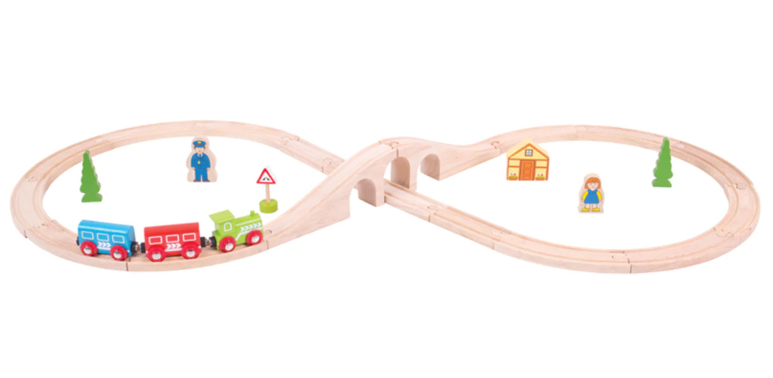Bigjigs Toys BJT012 Figure of Eight Train Set
