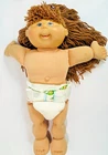 Vtg 2005 Cabbage Patch Kids Doll Play Along PA-6 Brown Yarn Hair Blue Eyes Tooth