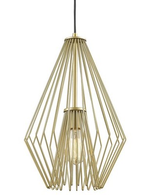 Z-Lite 442MP12-MG Quintus 1 Light 12.25 inch Metallic Gold Pendant Ceiling Light