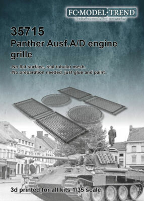 FC Model Trend 1/35 Panther Ausf.A/D Engine Grilles