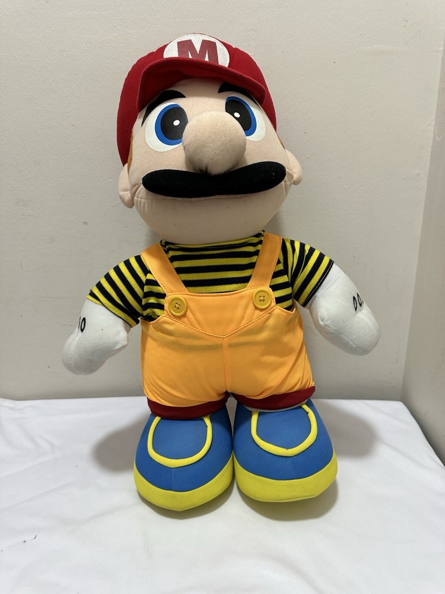 RARE Nintendo Super Mario 22” Plush Stuffed Toy Doll Big hard td