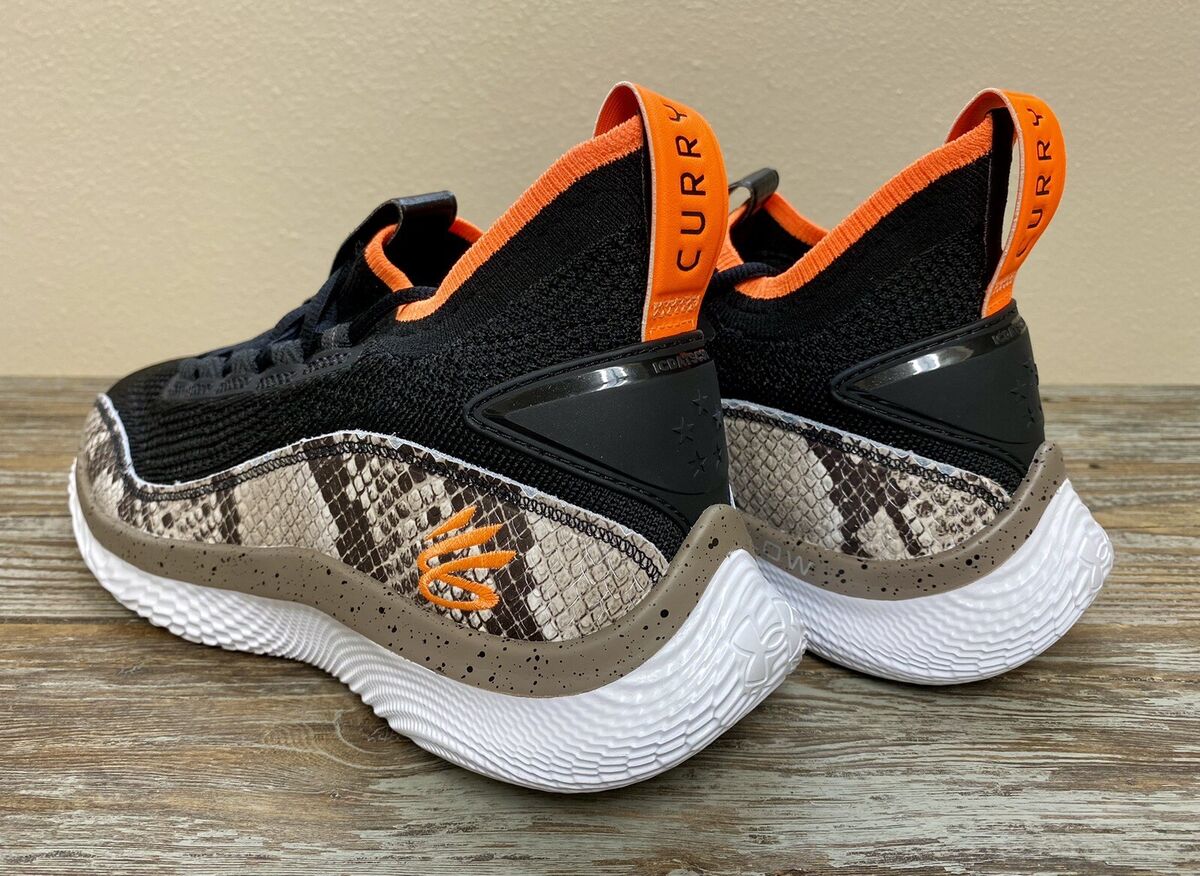 Under Armour Curry Flow 8 Snake Black Basketball Shoes Under Armour Curry Flow 8 Snake Black Basketball Shoes