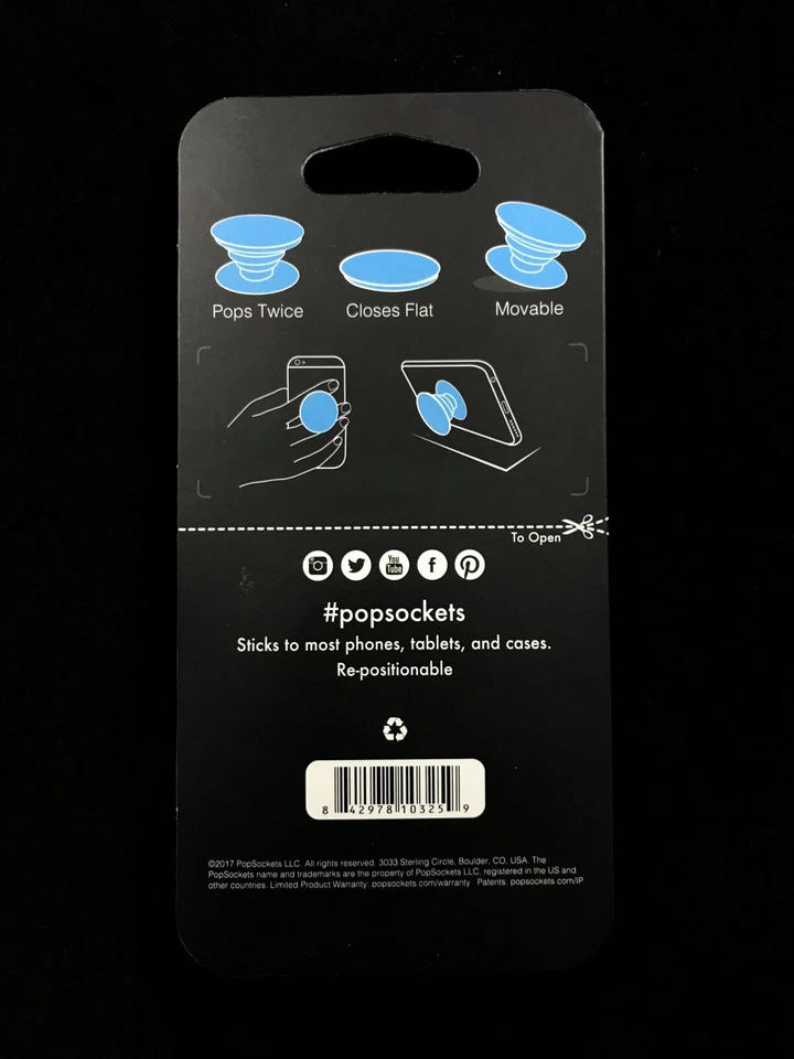 AUTHENTIC PopSockets Golden Silence Mandala PopSocket Grip Holder Universal - Image 3 of 3