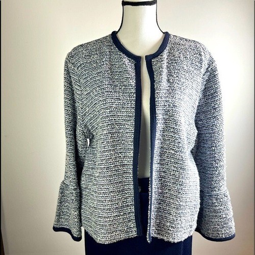 White Boucle Jacket NWT 