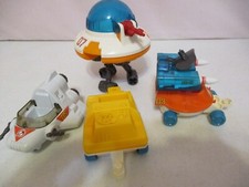 Playworld Toys-Space Station-1984-Vintage-4 Vehicles-As Shown-L'il Playmates