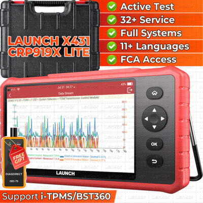 LAUNCH X431 CRP919X Lite Bidirectional Scanner Full System Diagnostic K*y Coding