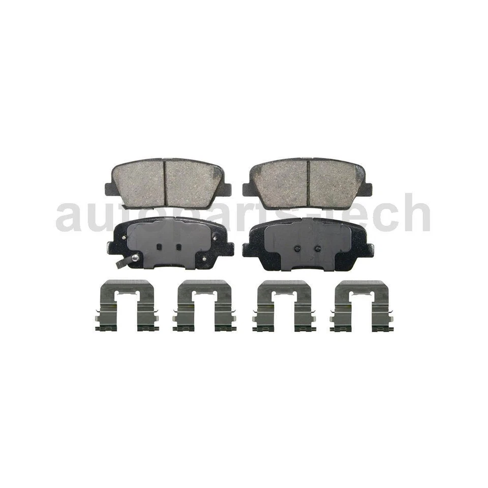 Juego de 2 pastillas de freno de disco delanteras traseras Wagner para Kia Sorento 2015~2015 Foto 3 de 4