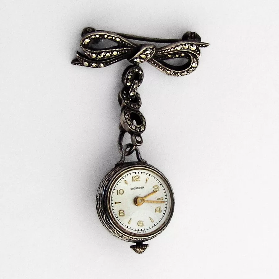Womens vintage brooch best sale watches