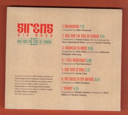 Sirens Big Band - Hali & The Time Of Change - CD (Brand New Sealed) 2012 ABC Aus - Picture 2 of 2