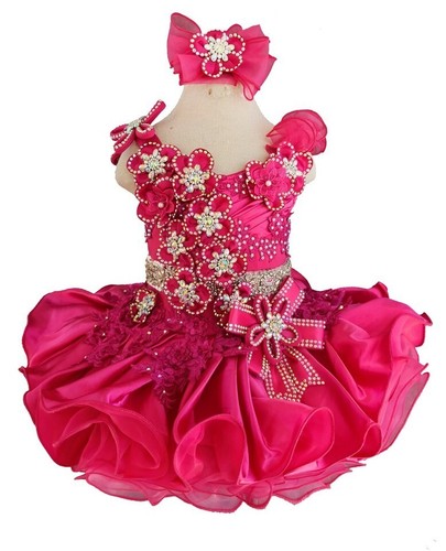 Jenniferwu Baby Girl Pageant Dress Handmade Beaded Dresses 5T - Picture 8 of 8