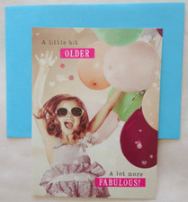 "A Little Bit Older", 1 Leanin Tree Birthday Greet Card, New With 1 Envelope