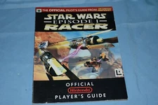 Vintage NINTENDO STAR WARS EPISODE 1 RACER Official PLAYER`S GUIDE Jedi Podracer