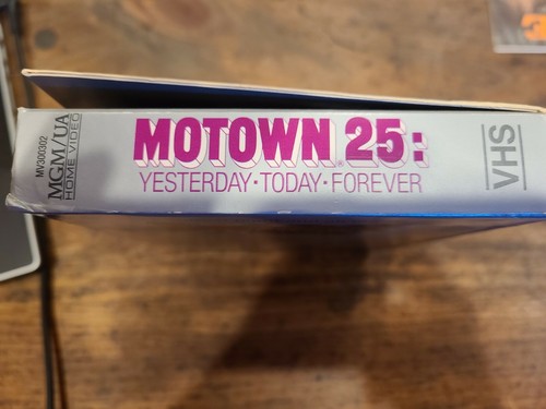 VINTAGE 1983 VHS TAPE MOTOWN 25: YESTERDAY, TODAY, FOREVER MGM/UA - Picture 4 of 8