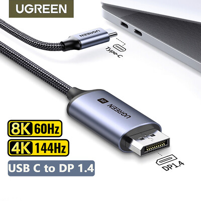 UGREEN USB Type C to 8K Displayport Cable Thunderbolt For  Macbook