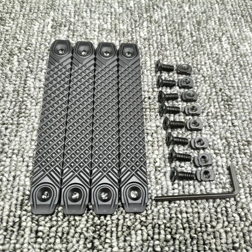 4 Stück Nylon MLOCK Schiene Handschutz Abdeckblende für M-loCk System 80/120 mm - Bild 13 von 48