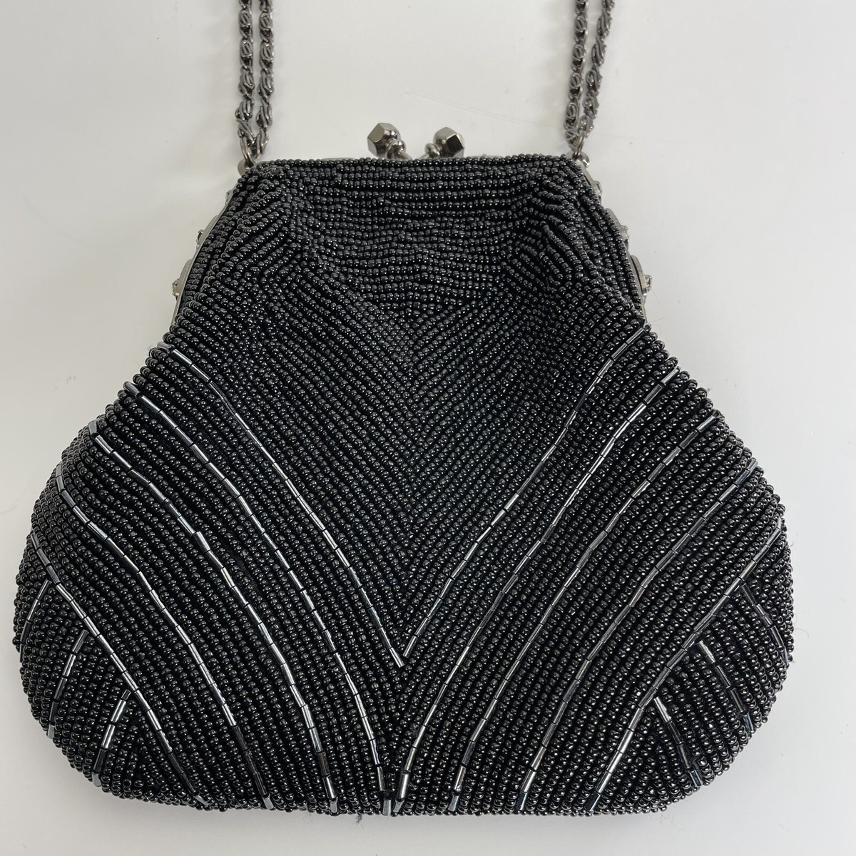 Vintage Preston & York Evening Bag Clutch Crossbody Beaded