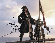 JOHNNY DEPP signed autograph 20x25cm PIRATES in person autograph SPARROW ACOA