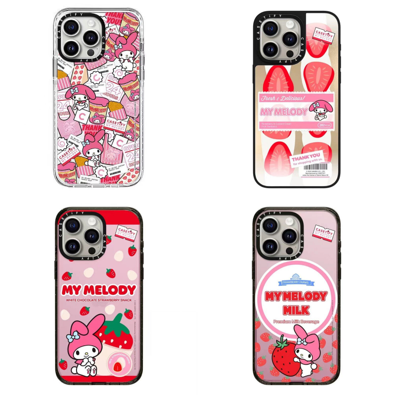 Casetify Pink Cartoon Melody Case for iPhone 15 14 13 12 Pro Max-image