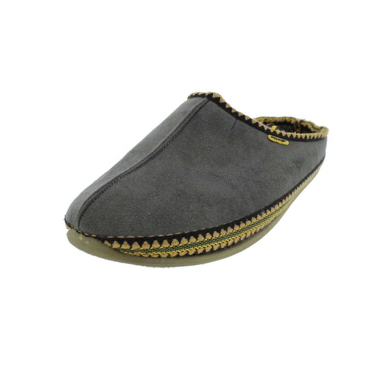 Мужские шлепанцы с рисунком оленя, серые шлепанцы для мула, 10 средних (D) BHFO 6402