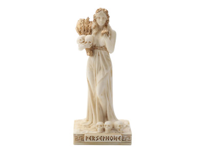 Persephone Griechische Göttin der Vegetation Kaltguss Harz Statue Miniatur