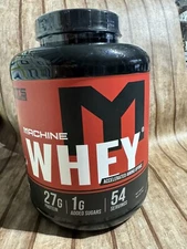 MTS Machine Whey Protein Powder -5 Lbs Tub Chocolate Flavor 27g Protein SEALED