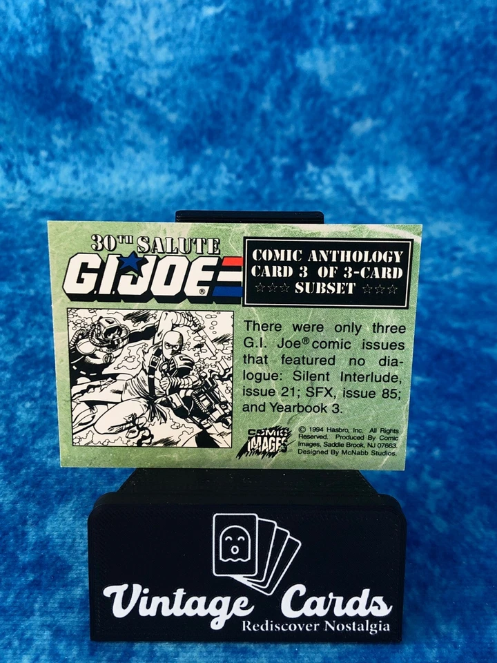 G.I. Joe 30th Salute 1964-1994 #3 of 3 There were only three SINGLE Chase Card - Image 2 of 2