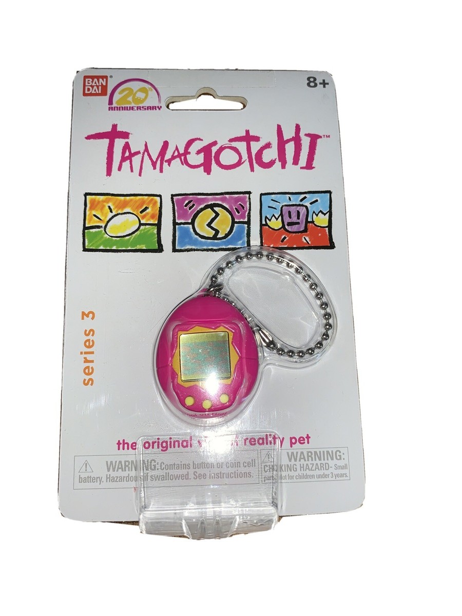 【3月】tamago Bandai Tamagochi Series 3 Virtual Reality Pet - Pink/Yellow (41822