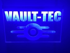 Fallout Vault Led Neon Light Sign , Man Cave Game Room , Bar , garage