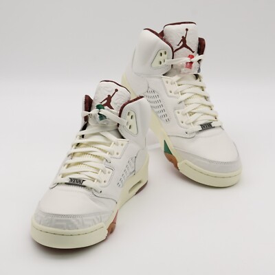 HF8833-100 Nike Air Jordan 5 Retro El Grito Sail and Dark Pony 