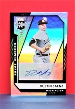 Dustin Saenz Auto Rookie 2021 Panini Elite Extra Signatures Foil #112 RC SP/190