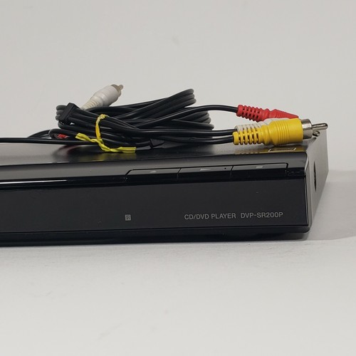 Sony CD/DVD-Player DVP-SR200P schwarz mit Fernbedienung & AV-Kabel - Bild 3 von 12