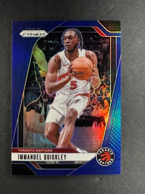 Immanuel Quickley 2024-25 Panini Prizm Blue /199 #78 Raptors | eBay