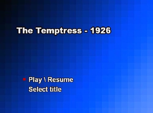 The Temptress DVD - Greta Garbo Lionel Barrymore dir. Niblo Silent Drama 1926 - Foto 2 di 6