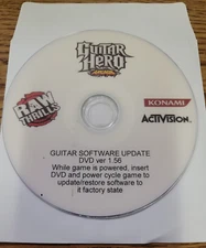 Guitar Hero RAW THRILLS RECOVERY DISK DVD V1.56 for an Arcade Game