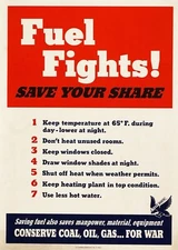 FUEL FIGHTS! World War 2 Giclee Poster Fine Art Repro 24x34