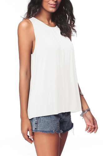 Neu Damen schlicht ärmellos Trägertops lässig lose Shirts Bluse T-Shirt Plus Größe - Bild 13 von 44