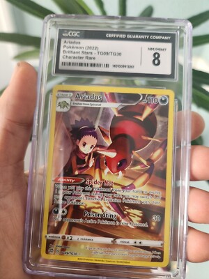 2022 Pokemon Brilliant Stars ARIADOS TG09/TG30 Character Rare CGC