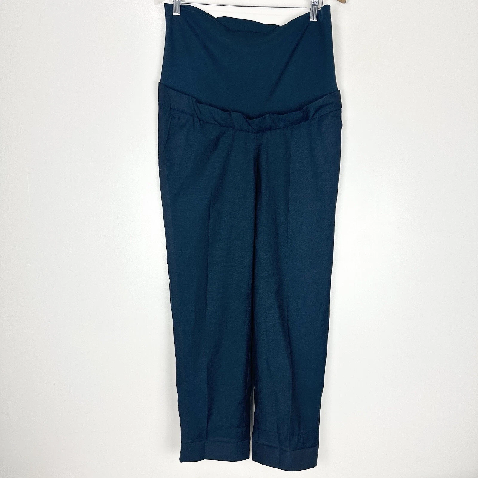 Pantalon pantalon femme Gucci neuf avec étiquette uniforme laine mohair bleu taille 42