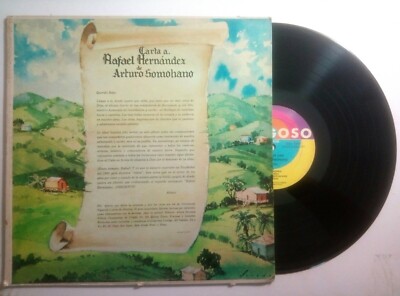 Arturo Somohano Carta a Rafael Hernandez FRAGOSO ALC-615 VG+ LP#1728