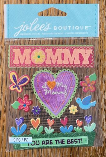 Jolees I❤️My Mommy U Are The Best! Flower MOTHERS DAY Mom Bird Butterfly Sticker - Picture 1 of 7