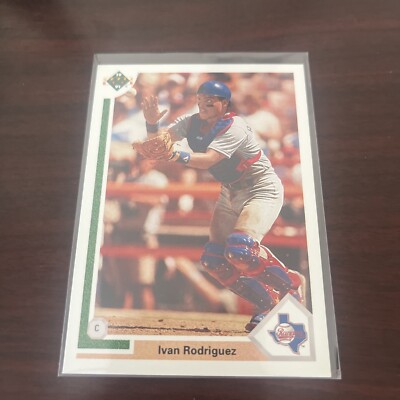 1991 Upper Deck Final Edition Ivan Rodriguez #55F Texas Rangers NM-MINT 