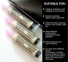 Diamond Paste Polishing Kit of 3x5 g, 25 Concentration 8000, 14000, 50000 Grit